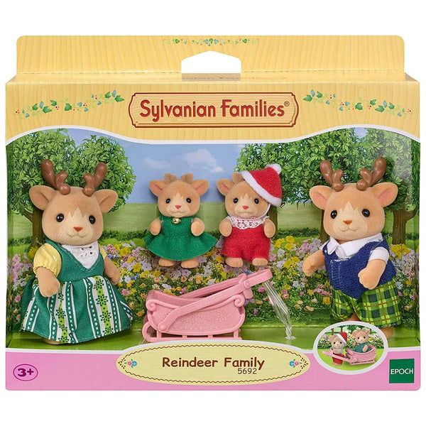 Sylvanian Families - Reindeer Family-Panda Kids and Baby