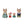 Sylvanian Families - Reindeer Family-Panda Kids and Baby