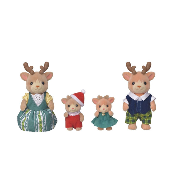 Sylvanian Families - Reindeer Family-Panda Kids and Baby