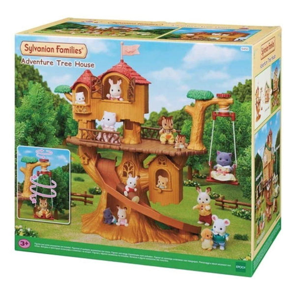 Sylvanian Families - Adventure Tree House - SF5450-Panda Kids and Baby