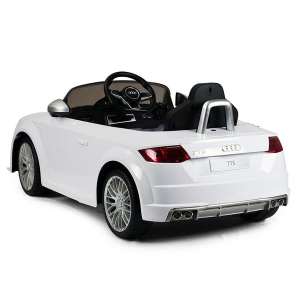 RASTAR - Audi TTS Roadster 12V Electric Ride-On Car - White Ride-on Toys Rastar 