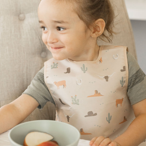Tiny Twinkle - Apron Bib - Cowboy-Panda Kids and Baby