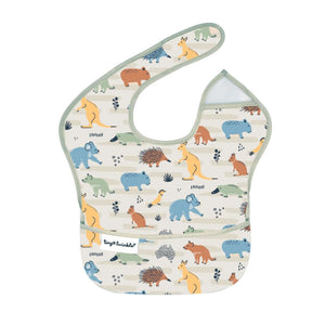 Tiny Twinkle - Easy Bibs - Aussie Animals Sage-Panda Kids and Baby