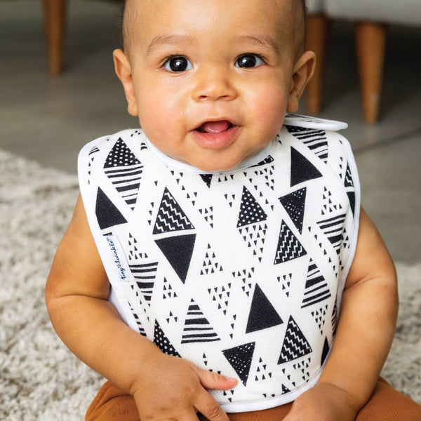 Tiny Twinkle - Feeder Bib - Black & White Set of 3-Panda Kids and Baby