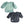 Tiny Twinkle - Full Sleeve Bib 2 Pack - Sage, Charcoal-Panda Kids and Baby