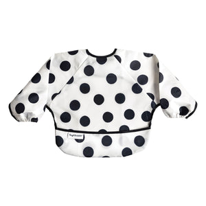 Tiny Twinkle - Full Sleeve Bib - Polka Dot-Panda Kids and Baby