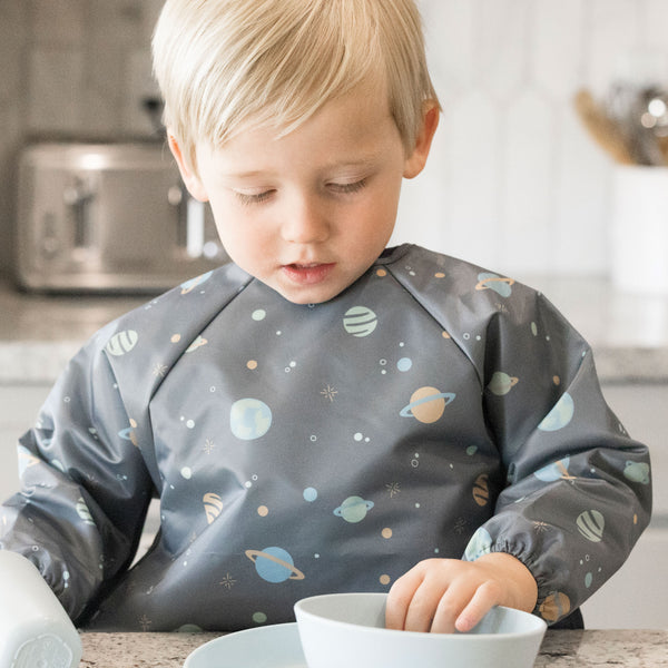 Tiny Twinkle - Full Sleeve Bib - Space-Panda Kids and Baby