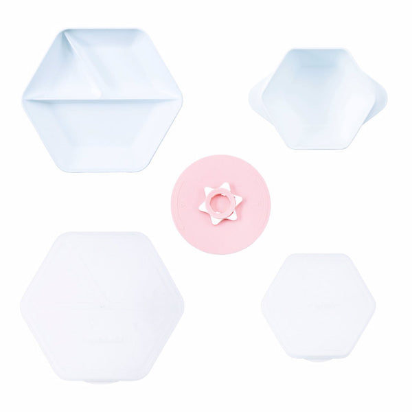 Tiny Twinkle - "Grow with Me" Feeding Set - Rose-Panda Kids and Baby