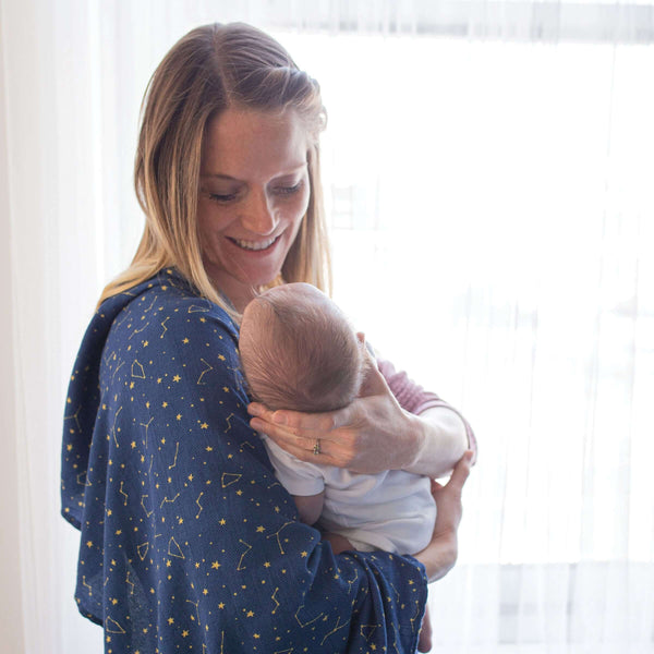 Tiny Twinkle - Kaffle™ Swaddle Blanket 2 Pack - Bear & Constellations Set-Panda Kids and Baby