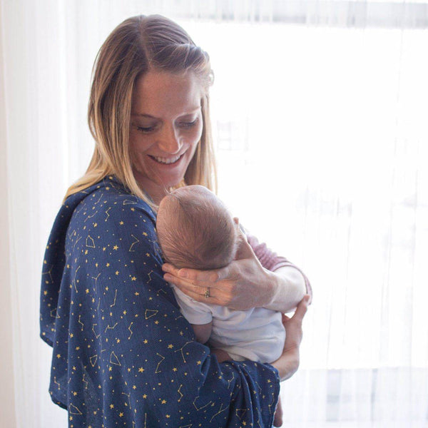 Tiny Twinkle - Kaffle™ Swaddle Blanket - Constellation-Panda Kids and Baby