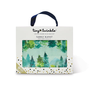 Tiny Twinkle - Kaffle™ Swaddle Blanket - Forest-Panda Kids and Baby