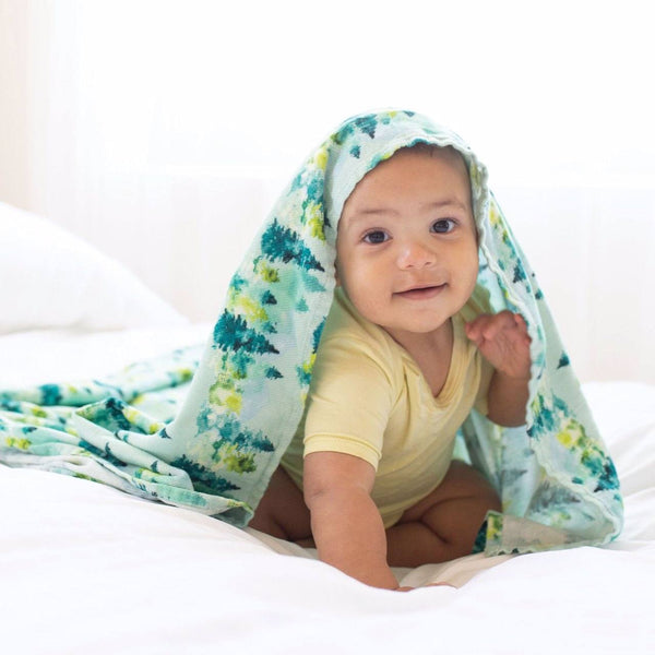 Tiny Twinkle - Kaffle™ Swaddle Blanket - Forest-Panda Kids and Baby
