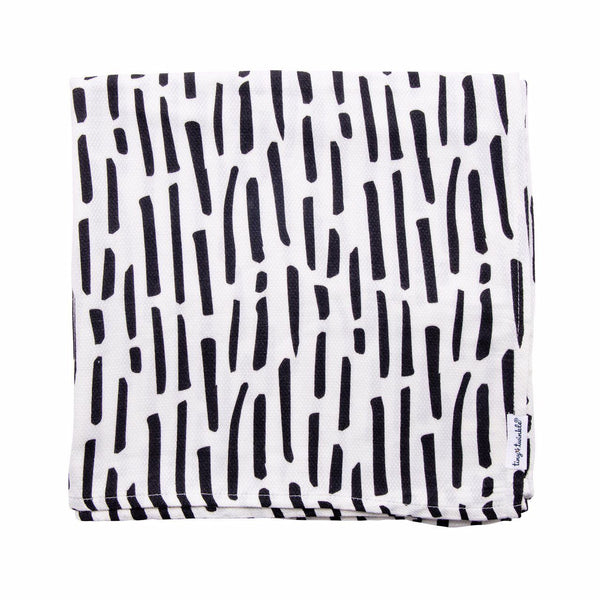 Tiny Twinkle - Kaffle™ Swaddle Blanket - Ink Strokes-Panda Kids and Baby