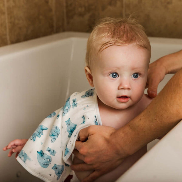 Tiny Twinkle - Kaffle™ Washcloth 3 PK - Bear, Bunny, Safari-Panda Kids and Baby