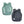 Tiny Twinkle - Mess - Proof Apron Bib 2 Pack - Sage, Charcoal-Panda Kids and Baby