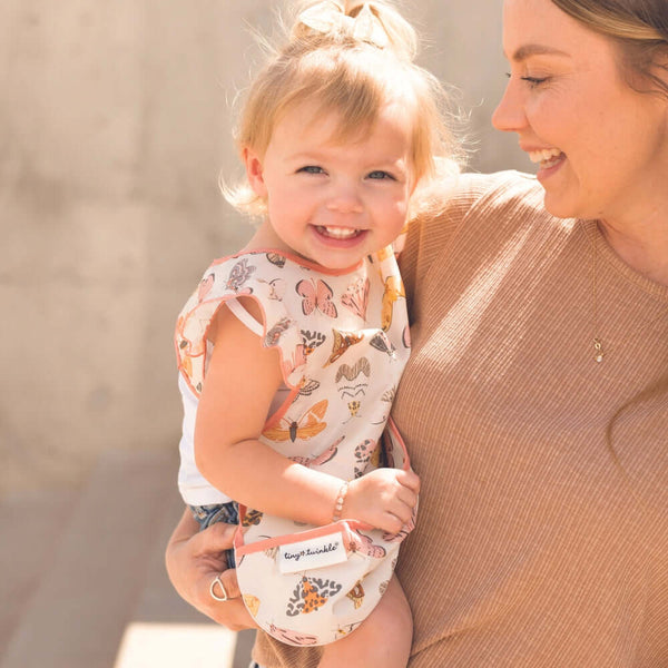 Tiny Twinkle - Mess - Proof Apron Bib - Flutter-Panda Kids and Baby