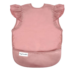 Tiny Twinkle - Mess - Proof Apron Bib - Taupe-Panda Kids and Baby