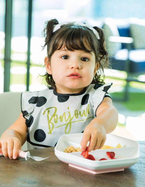 Tiny Twinkle - Mess - Proof Easy Bib 3 Pack - Hello Lovely, Bonjour, & Let's Brunch Set-Panda Kids and Baby