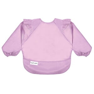 Tiny Twinkle - Mess - Proof Full Sleeve Bib - Lilac-Panda Kids and Baby