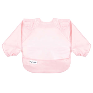 Tiny Twinkle - Mess - Proof Full Sleeve Bib - Pink-Panda Kids and Baby