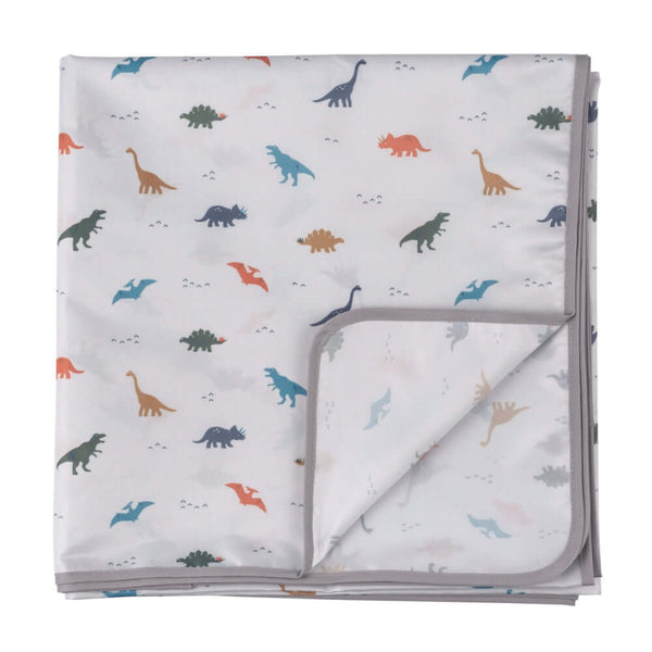 Tiny Twinkle - Mess - Proof Splat Mat - Dinosaur-Panda Kids and Baby