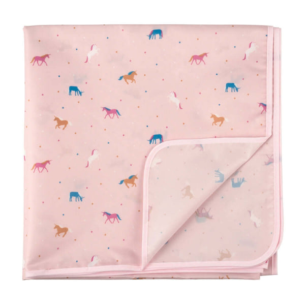 Tiny Twinkle - Mess - Proof Splat Mat - Unicorn-Panda Kids and Baby