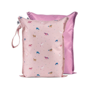 Tiny Twinkle - Mess-Proof Wet Bag 2 Pack - Unicorn-Panda Kids and Baby