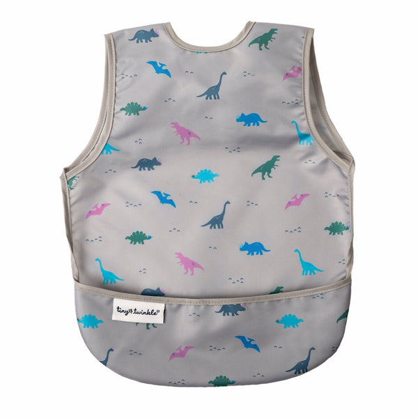 Tiny Twinkle - Mess-proof Apron Bib - Dinosaur-Panda Kids and Baby