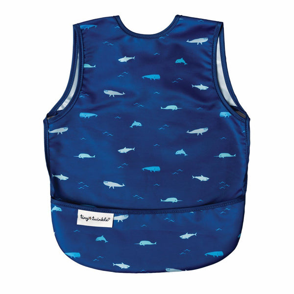 Tiny Twinkle - Mess-proof Apron Bib - Ocean Life-Panda Kids and Baby