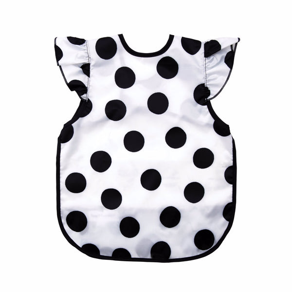 Tiny Twinkle - Mess-proof Apron Bib - Polka Dot-Panda Kids and Baby
