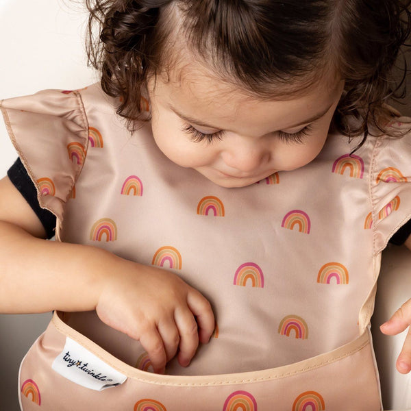 Tiny Twinkle - Mess-proof Easy Bib - Unicorn Set of 3-Panda Kids and Baby