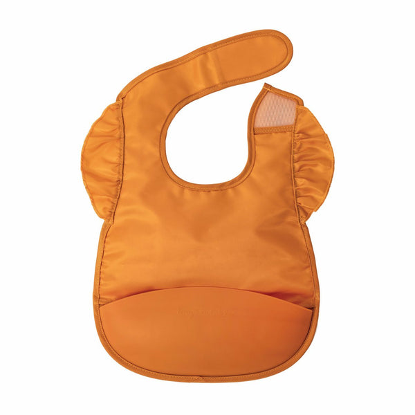 Tiny Twinkle - Mess-proof Silicone Pocket Bib - Cinnamon-Panda Kids and Baby