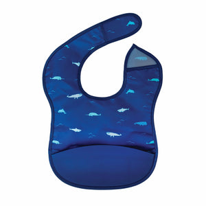 Tiny Twinkle - Mess-proof Silicone Pocket Bib - Ocean Life-Panda Kids and Baby