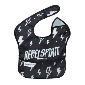Tiny Twinkle - Polyester Easy Bib - Rebel Spirit-Panda Kids and Baby