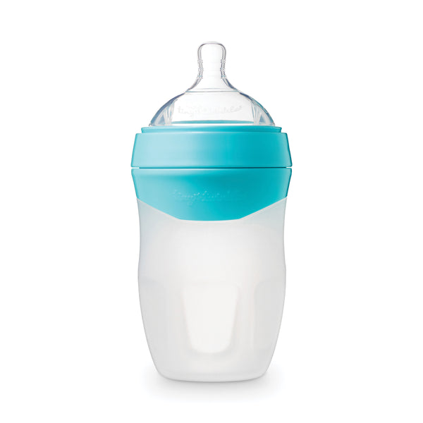 Tiny Twinkle - Silicone Baby Bottle - Mint-Panda Kids and Baby