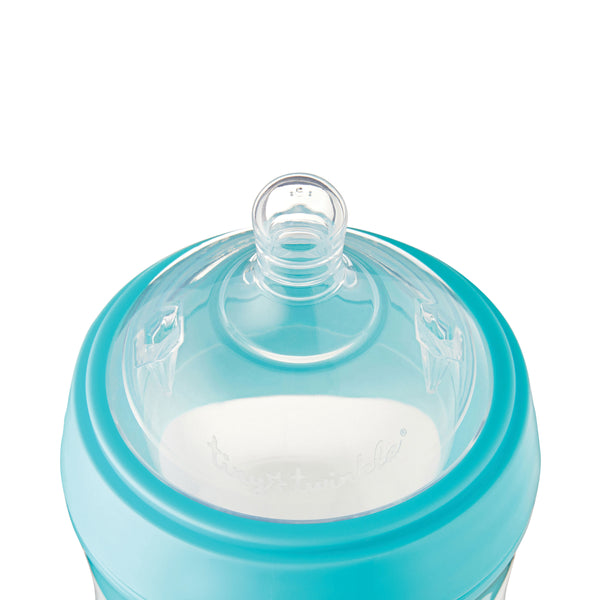 Tiny Twinkle - Silicone Baby Bottle - Mint-Panda Kids and Baby