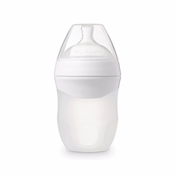 Tiny Twinkle - Silicone Baby Bottle - White-Panda Kids and Baby
