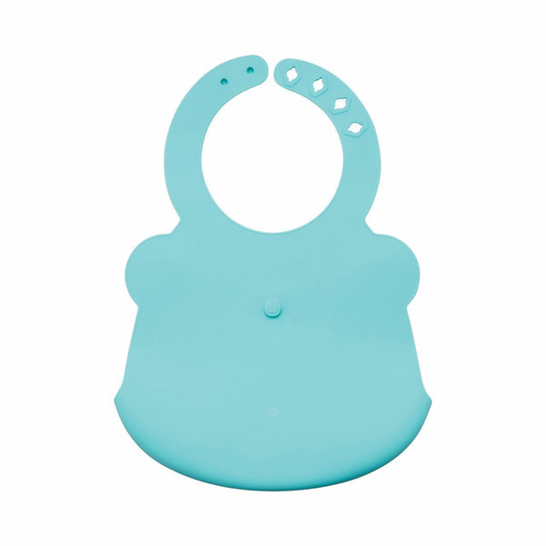 Tiny Twinkle - Silicone Roll-up Bib - Mint Bear-Panda Kids and Baby