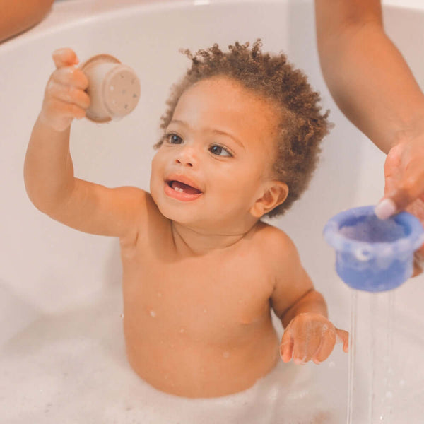 Tiny Twinkle - Silicone Stacking Toy - Indigo Set-Panda Kids and Baby