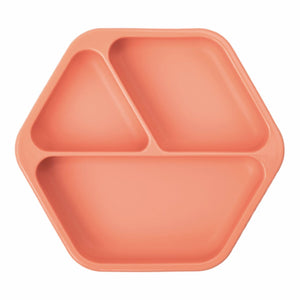 Tiny Twinkle - Silicone Suction Plate - Coral-Panda Kids and Baby