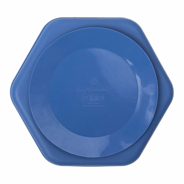 Tiny Twinkle - Silicone Suction Plate - Indigo-Panda Kids and Baby