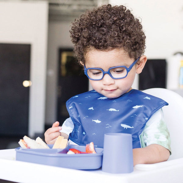 Tiny Twinkle - Silicone Suction Plate - Indigo-Panda Kids and Baby