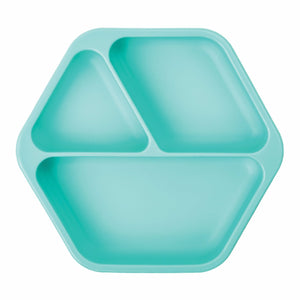 Tiny Twinkle - Silicone Suction Plate - Mint-Panda Kids and Baby
