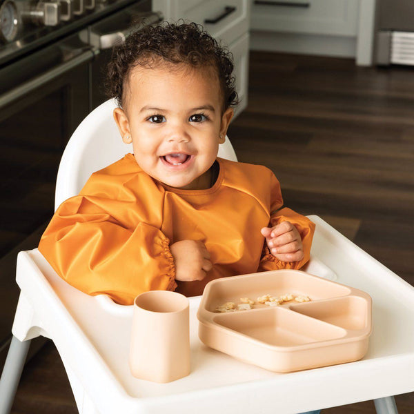 Tiny Twinkle - Silicone Suction Plate - Sand-Panda Kids and Baby