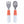 Tiny Twinkle - Stainless Steel Fork and Spoon Set - Coral-Panda Kids and Baby