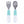 Tiny Twinkle - Stainless Steel Fork and Spoon Set - Mint-Panda Kids and Baby