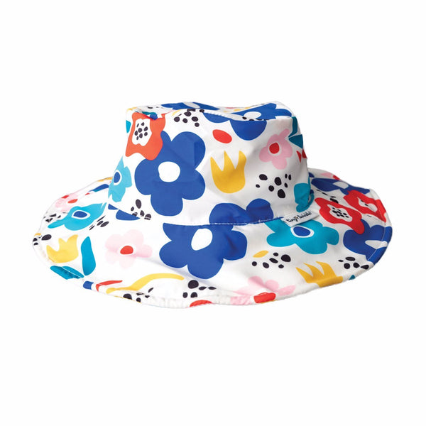 Tiny Twinkle - Sun Hat - Modern Floral-Panda Kids and Baby