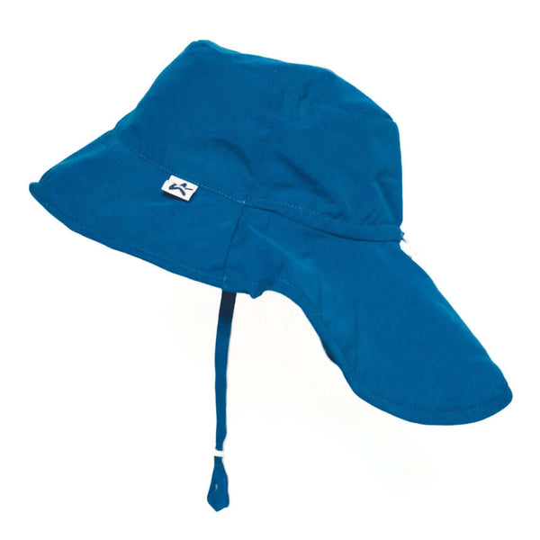 Tiny Twinkle - Sun Protection Flap Hat - Navy-Panda Kids and Baby