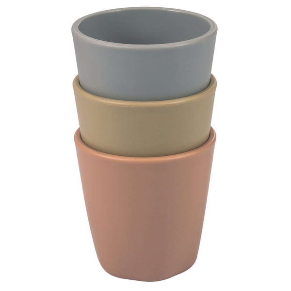 Tiny Twinkle - Tableware 3 Pack Cup Set - Neutral-Panda Kids and Baby