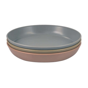 Tiny Twinkle - Tableware 3 Pack Plate Set - Neutral-Panda Kids and Baby